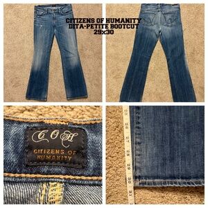 Citizens of Humanity Classic Blue Denim Jeans